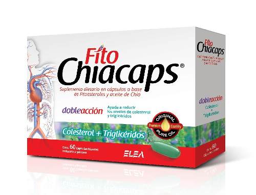 Fito Chiacaps Omega 3 Chia + Fitoesteroles Elea X 60 Caps