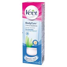 Veet Crema Depilatoria para Axilas y Área del Bikini Piel Sensible 100 ml