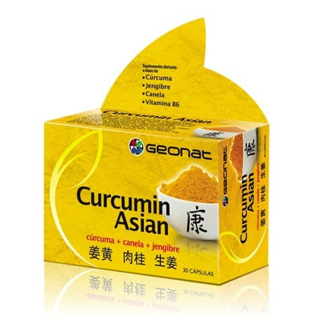 Geonat Curcumin Asian Suplemento Dietario 30 Caps