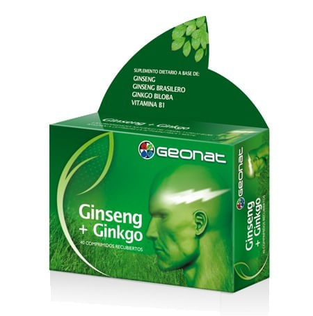 Geonat Ginseng + Ginkgo Energia Memoria X 40c