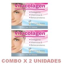 Vitacolagen Colágeno  X 20 Sobres Granulado X 2unidades