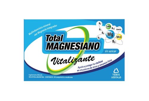 Total Magnesiano Vitalizante X 30 Comprimidos
