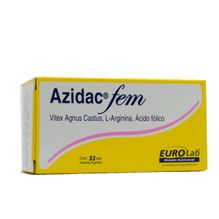 Azidac Fem Regula Ciclo Menstrual  32 Capsulas