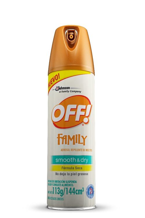 Repelente De Mosquitos Off! Family Smooth & Dry Efecto Seco