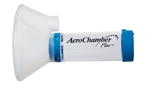 Aerocamara Aerochamber Flow-vu Grande + 5 Años (azul)