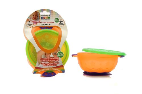 Baby Innovation Bowl Con Sopapa, Asas Y Tapa Grande