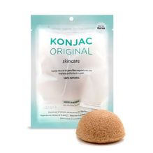 Konjac Esponja Facial Fina Arcilla Amarilla Francesa Natural