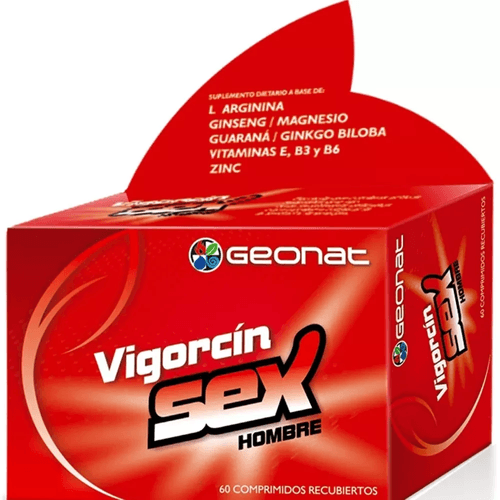 Geonat Vigorcín Sex Hombre Potencia Energía 60 Capsulas