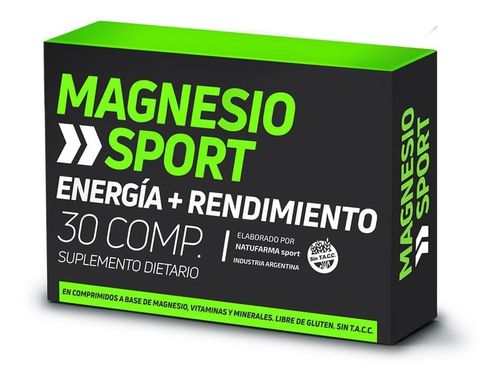 Natufarma Magnesio Sport Vitaminas Minerales 30 Comprimidos
