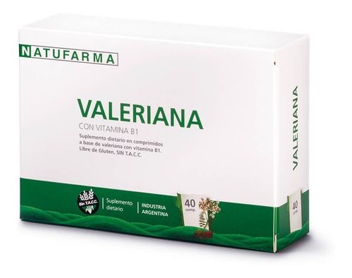 Natufarma Valeriana Con Vitamina B1 40 Comprimidos