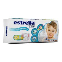 Estrella Baby Hiperpack Talle Xg X 36 Pañales De 12 A 15kg