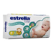 Estrella Baby Hiperpack Talle P X 30 Pañales Hasta 7.5kg