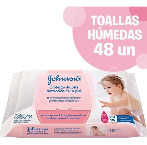 Toallitas Humedas Johnson's Baby Extra Cuidado X 48