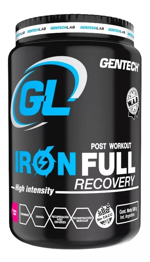 Gentech Iron Full X 500 G. Post Workout Recovery