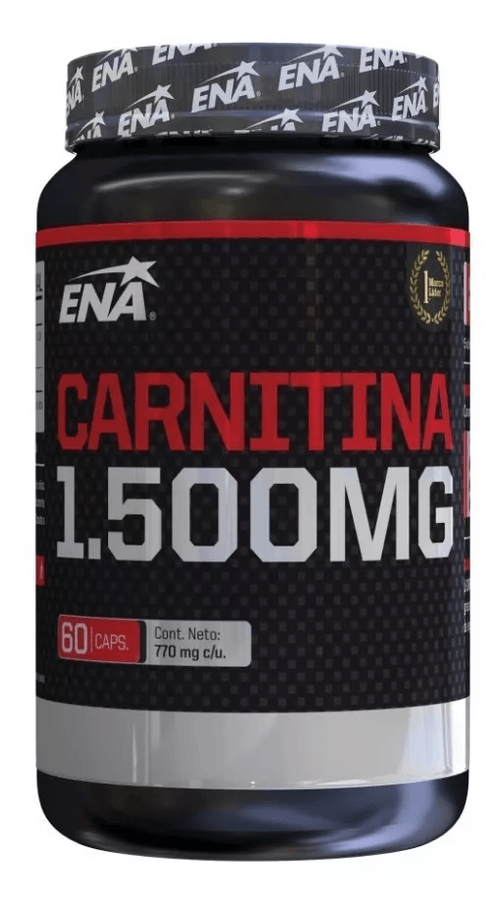 Ena Sport Carnitina 1500 Mg Quemador Grasa X 60 Caps
