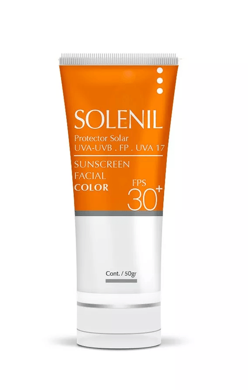 Solenil Crema Solar Facial Color Fps30 50gr
