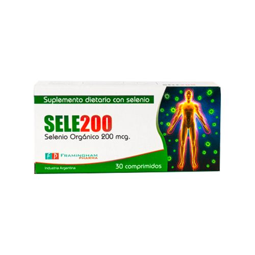 Sele200 X 30 Comp Selenio Organico Antioxidante