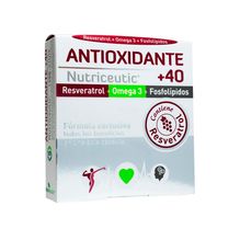 Nutriceutic Antioxidante +40 Resveratrol Omega 3 X 32caps