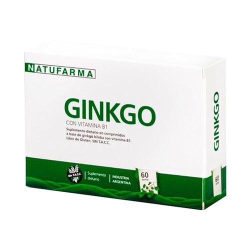 Natufarma Ginkgo Biloba con Vitamina B1 60 comp