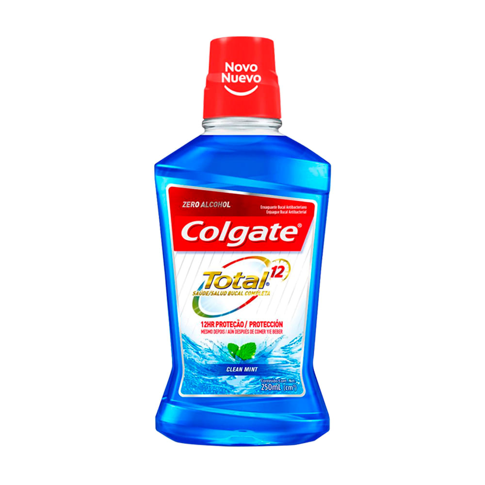 Colgate Enjuague Bucal Total 12 Clean Mint 250ml Farmaplus Farmaplus