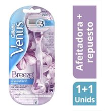 Gillette Venus Breeze 3 Hojas Maquina Afeitadora + Cartucho