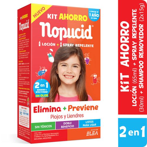 Nopucid Kit Ahorro: Locion + Spray Repelente