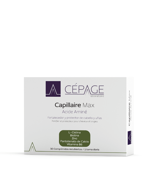 Cepage Suplemento Cabello y Uñas Capillaire Max Acidé Aminé 30 Comp