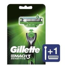 Gillette Máquina De Afeitar Mach3 Sensitive Recargable 1 Un