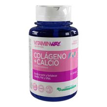 Vitaminway Colágeno + Calcio 30 Capsulas Frasco