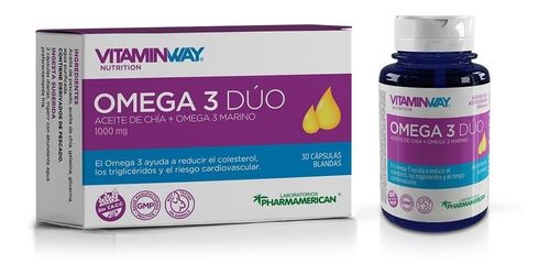 Vitaminway Omega 3 Dúo 60 Cápsulas Blister