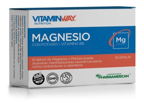 Vitaminway Magnesio  30 Cápsulas
