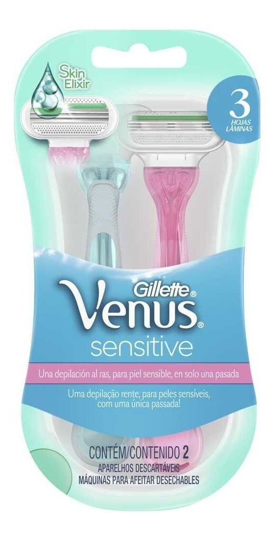 Gillette-Maquinas-De-Afeitar-Venus-Sensitive-2-Unidades-en-Pedidosfarma