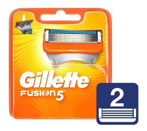 Gillette Repuestos Para Afeitar Fusion5 X 2 Unidades