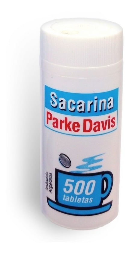 Parke Davis Sacarina 500 Tabletas