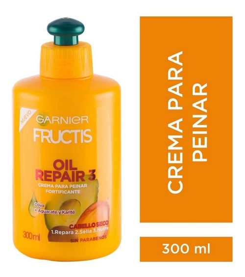 Garnier Fructis Crema Para Peinar Oil Repair 3 300g
