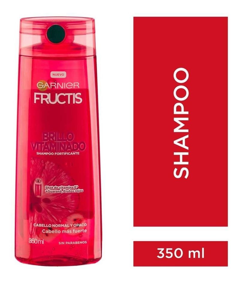 Garnier Fructis Shampoo Brillo Vitaminado 350 Ml FarmaPlus