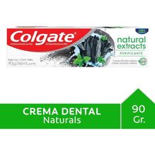 Colgate Natural Extracts Carbón y Menta Purificante Crema Dental 90g