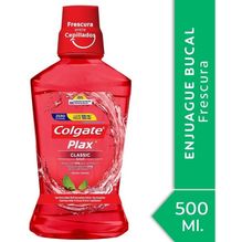 Colgate Plax Classic Enjuague Bucal Sin Alcohol X 500 Ml