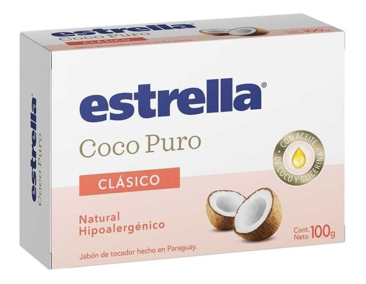 Estrella Jabón En Barra Coco Clásico 100g Farmaplus 7020