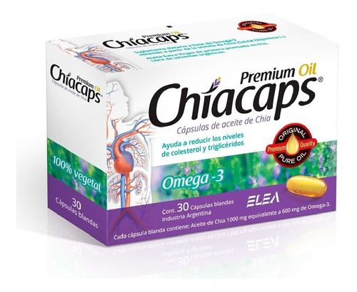 Chiacaps Aceite De Chia Omega X 30 Capsulas