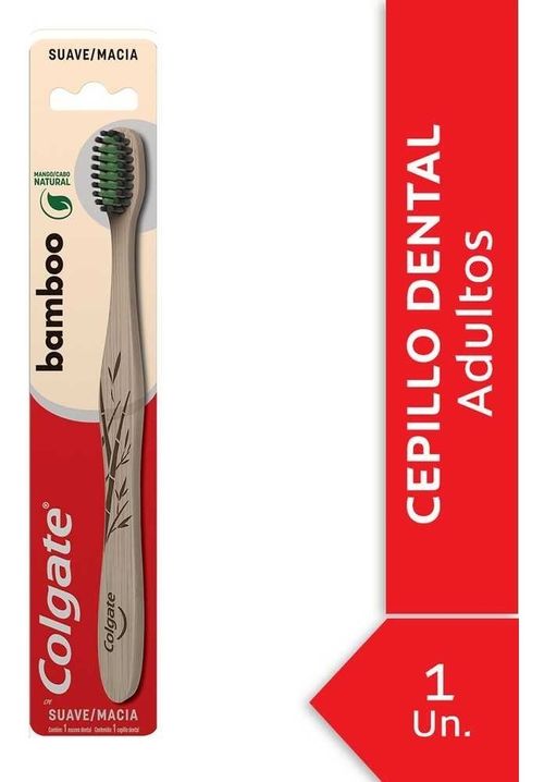 Colgate  Bamboo Charcoal Cepillo Dental  Suave 1 Unidades