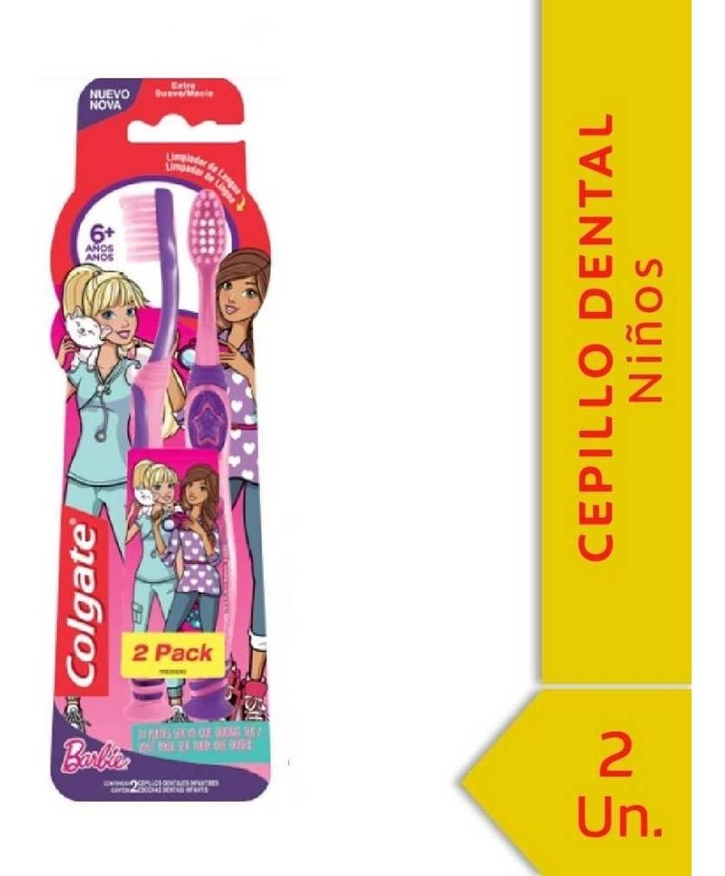 Colgate-Smiles-Barbie--6-Años-Cepillo-Dental-2-Unidades-en-Pedidosfarma