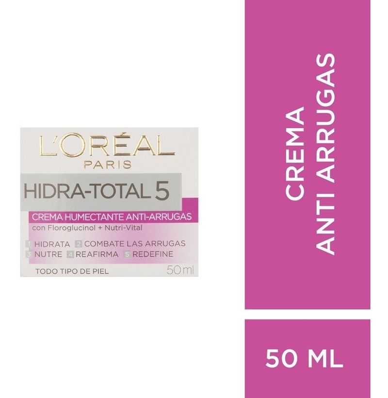 Loreal-Paris-Hidra-Total-5-Crema-Anti-Arrugas-X-50ml-en-Pedidosfarma