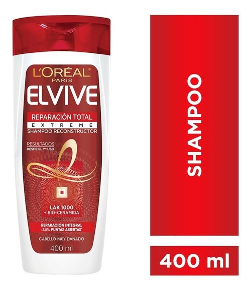 Elvive Shampoo Reparación Total 5 Extreme 400ml