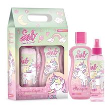 Sally Unicornio Set Body Splash 125 Ml Shampoo 200 Ml