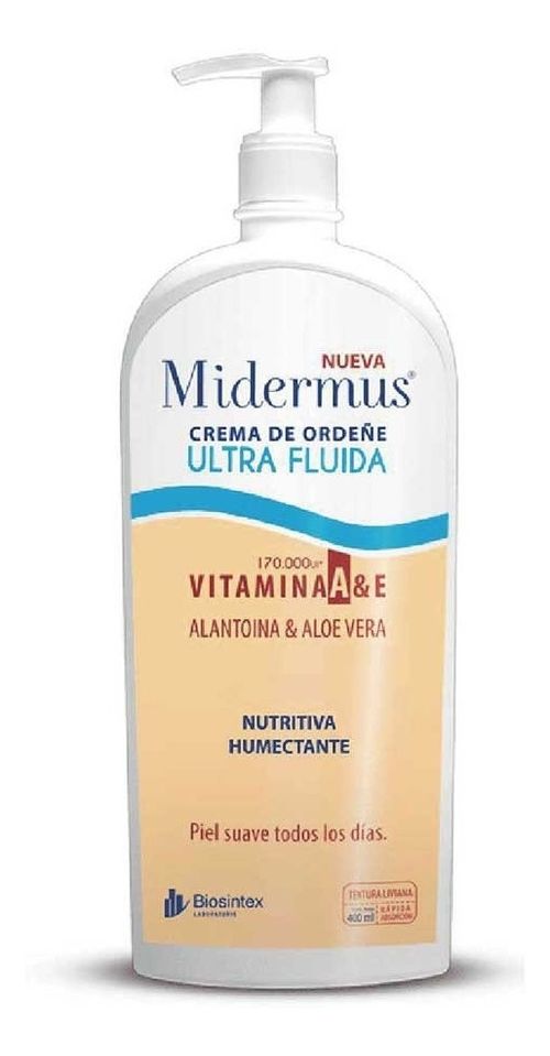 Midermus Crema De Ordeñe Y Vitamina A Dosificador X 400g