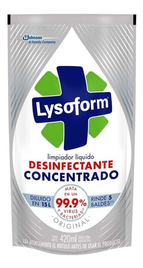 Lysoform Líquido Concentrado Original Doypack 420ml