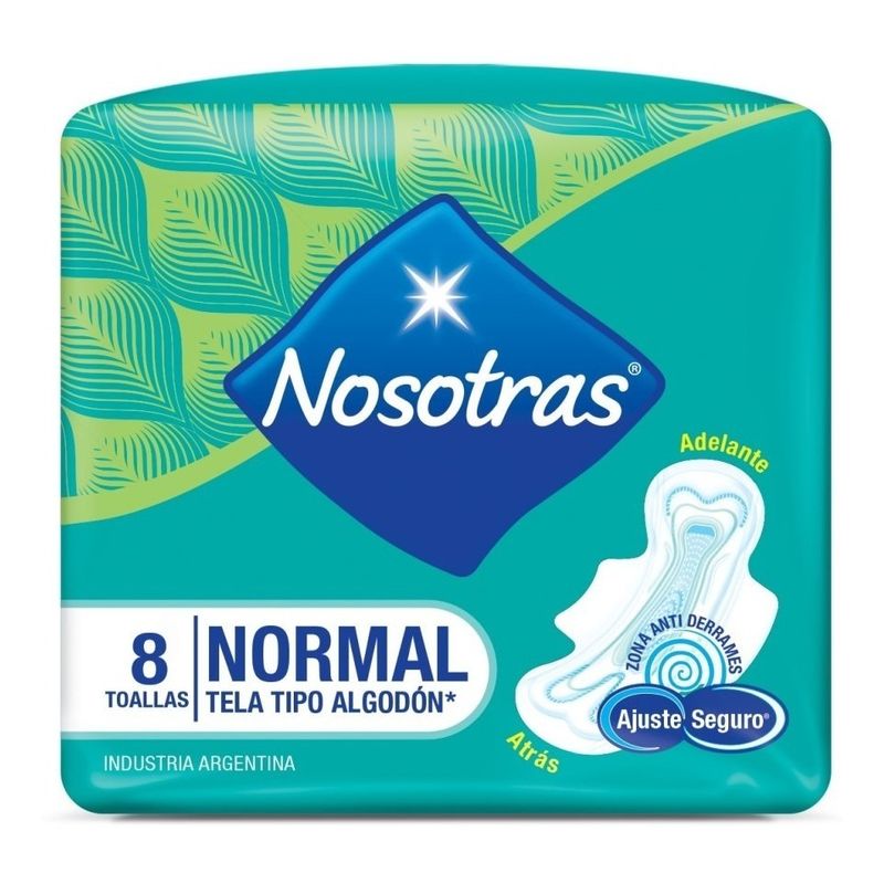 Nosotras-Toallitas-Higenicas-Normal-X-8-U-en-Pedidosfarma