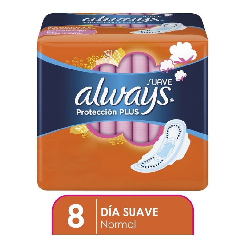 Always-Plus-Suave-Toallitas-Femeninas-C-alas-X-8-U-en-Pedidosfarma