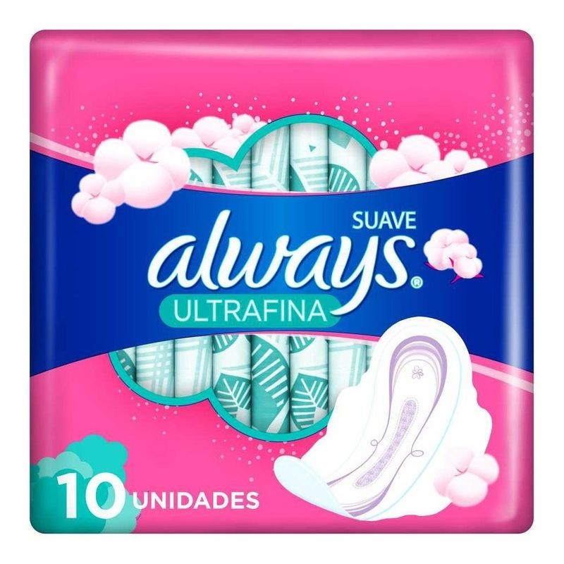 Always-Ultrafina-Suave-Toallitas-Femeninas-C-alas-X-10-U-en-Pedidosfarma